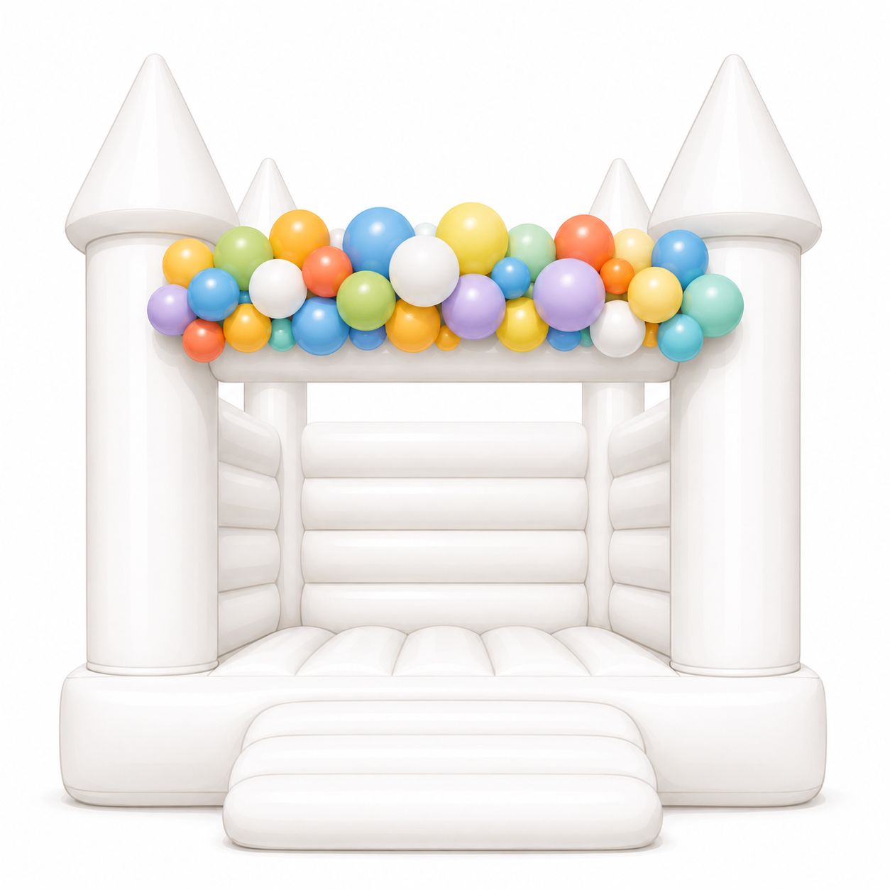 Balloons on top